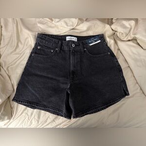 A&F High Rise Dad Shorts 28/6